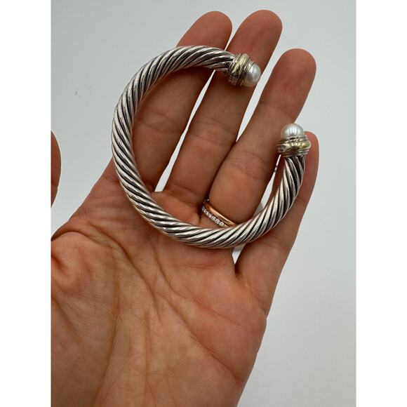 David Yurman 7mm Classic Cable Bracelet in Sterling Silver - Picture 7 of 14